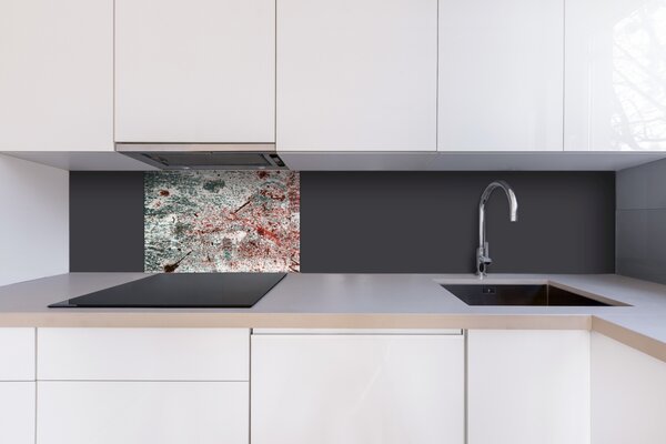 DIMEX | Plexisklo za kuchynskú linku PGT-06040-262 | 60 x 40 cm Starý plech