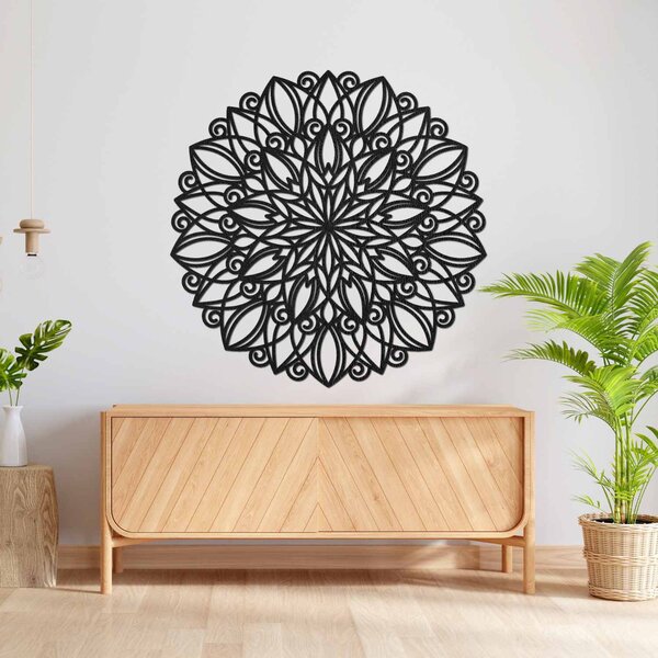 Mandala na stenu – symbol rovnováhy a krásy | REBUSS: HDF - Zlatý Dub 20 cm 4395-82316 HDF0246
