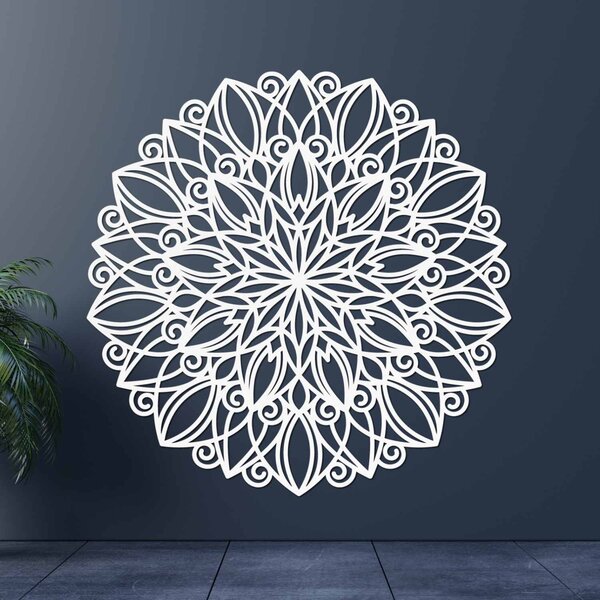Mandala na stenu – symbol rovnováhy a krásy | REBUSS: HDF - Zlatý Dub 20 cm 4395-82316 HDF0246