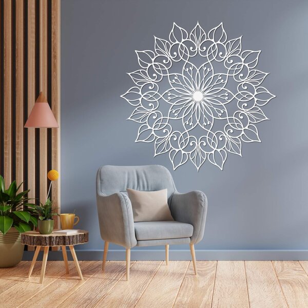 Drevená nástenná dekorácia Mandala Lotus | QUASAR: HDF - Javor 20 cm 4394-113018 HDF0247