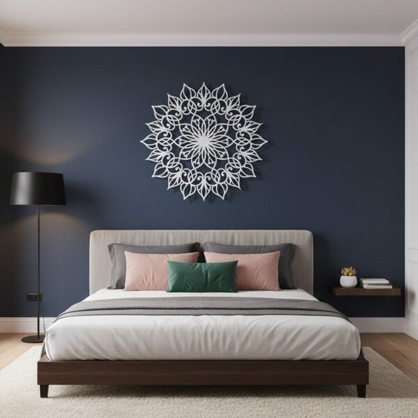 Drevená nástenná dekorácia Mandala Lotus | QUASAR: HDF - Javor 20 cm 4394-113018 HDF0247
