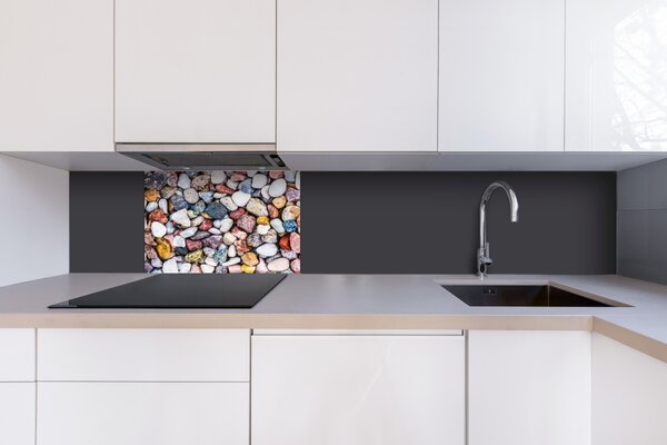DIMEX | Plexisklo za kuchynskú linku PGT-06040-247 | 60 x 40 cm Farebné okruhliaky