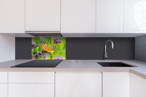 DIMEX | Plexisklo za kuchynskú linku PGT-06040-113 | 60 x 40 cm Motýle
