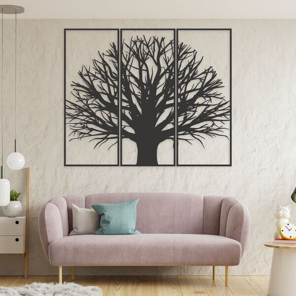 Moderný trojdielny obraz na stenu strom | KRAFTTRA: HDF - Javor 40 x 33 cm 4398-82753 HDF0199