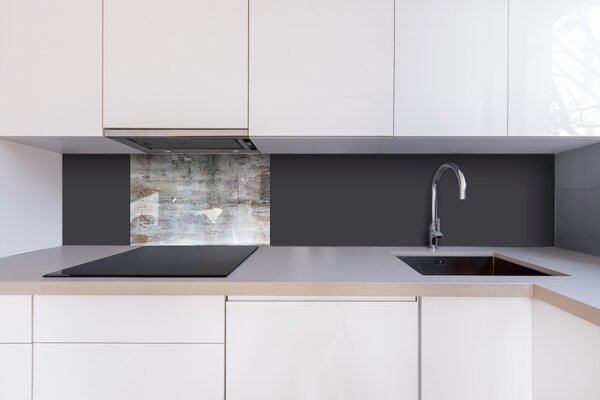 DIMEX | Plexisklo za kuchynskú linku PGT-06040-297 | 60 x 40 cm Starý betónový múr