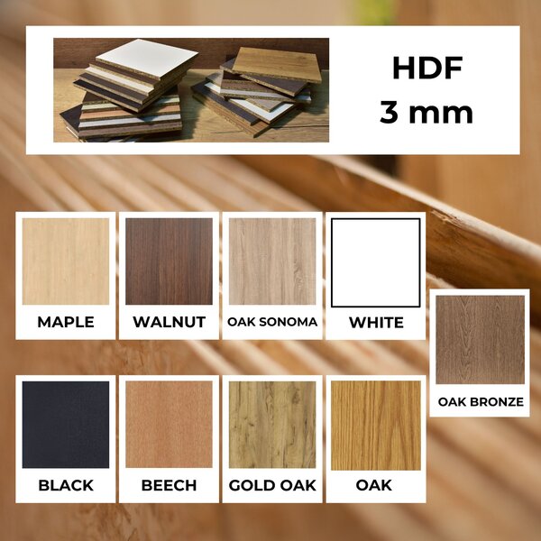 Drevený obraz na stenu Geometrický medveď | BRUKO: HDF - Javor 60 x 34 cm 4399-83168 HDF0244