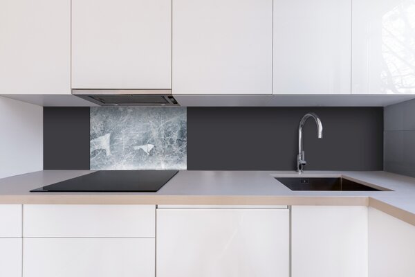 DIMEX | Plexisklo za kuchynskú linku PGT-06040-280 | 60 x 40 cm Šedé mramorové pozadie