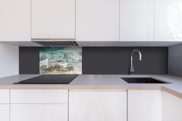 DIMEX | Plexisklo za kuchynskú linku PGT-06040-207 | 60 x 40 cm Rozbúrené more