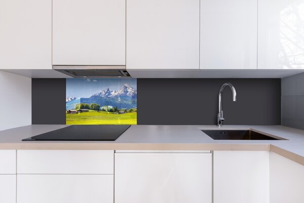 DIMEX | Plexisklo za kuchynskú linku PGT-06040-135 | 60 x 40 cm Alpský pohľad