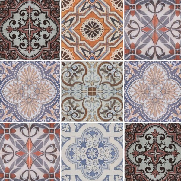 DIMEX | Plexisklo za kuchynskú linku PGT-06060-245 | 60 x 60 cm Turecké kachličky