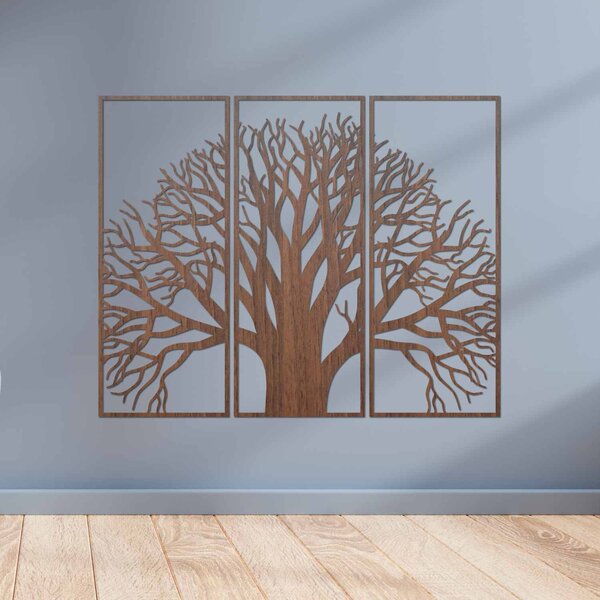 Drevený viacdielny obraz Strom života | SOJI: HDF - Javor 80 x 66 cm 4405-84574 HDF0190