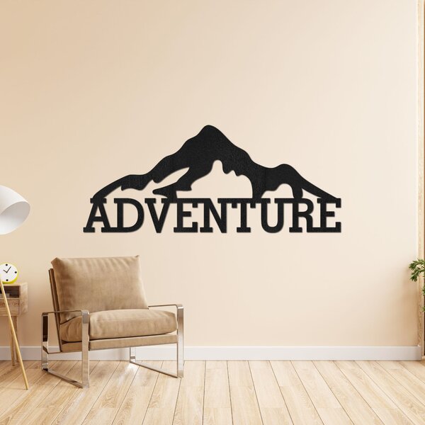 Vyrezávaný drevený obraz na stenu hory - ADVENTURE: HDF - Javor 60 x 25 cm 4406-84813 HDF0406