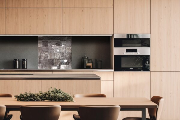 DIMEX | Plexisklo za kuchynskú linku PGT-06060-089 | 60 x 60 cm Obklad steny