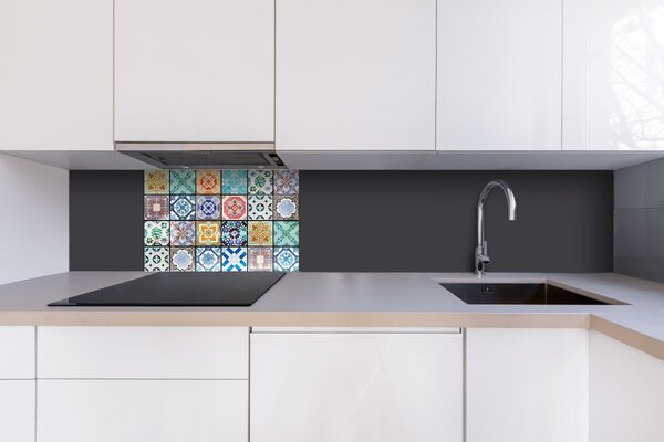 DIMEX | Plexisklo za kuchynskú linku PGT-06040-079 | 60 x 40 cm Starobylé kachličky