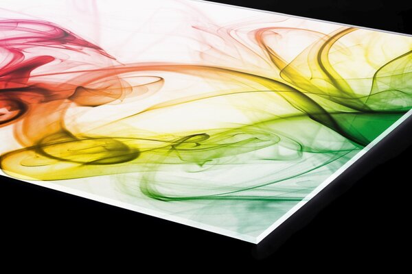 DIMEX | Plexisklo za kuchynskú linku PGT-24060-073 | 240 x 60 cm Farebný dym