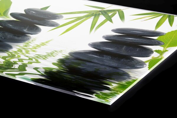 DIMEX | Plexisklo za kuchynskú linku PGT-06040-032 | 60 x 40 cm Kamene Zen