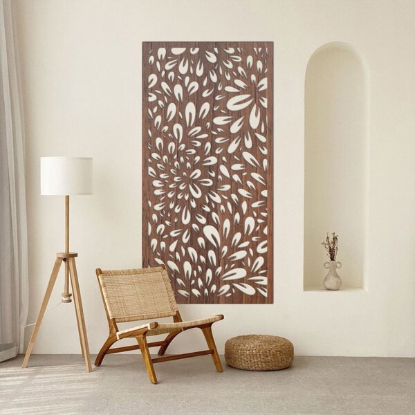 Drevený obraz na stenu kvet | ANIA: HDF - Javor 80 x 40 cm 4413-85639 HDF0284