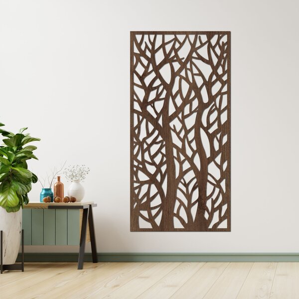 Dekoratívny panel obraz lesné siluety - MONY: HDF - Javor 40 x 20 cm 4417-86063 HDF0184