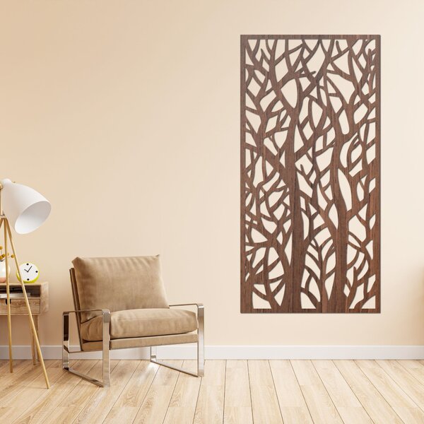 Dekoratívny panel obraz lesné siluety - MONY: HDF - Javor 40 x 20 cm 4417-86063 HDF0184