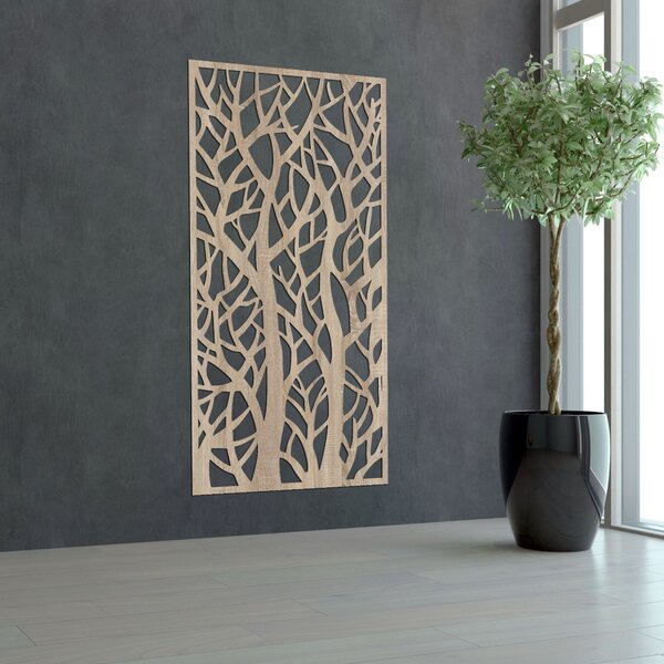 Dekoratívny panel obraz lesné siluety - MONY: HDF - Javor 40 x 20 cm 4417-86063 HDF0184