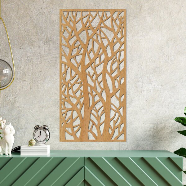 Dekoratívny panel obraz lesné siluety - MONY: HDF - Javor 40 x 20 cm 4417-86063 HDF0184