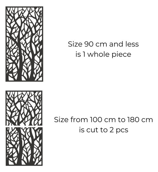 Dekoratívny panel obraz lesné siluety - MONY: HDF - Javor 40 x 20 cm 4417-86063 HDF0184