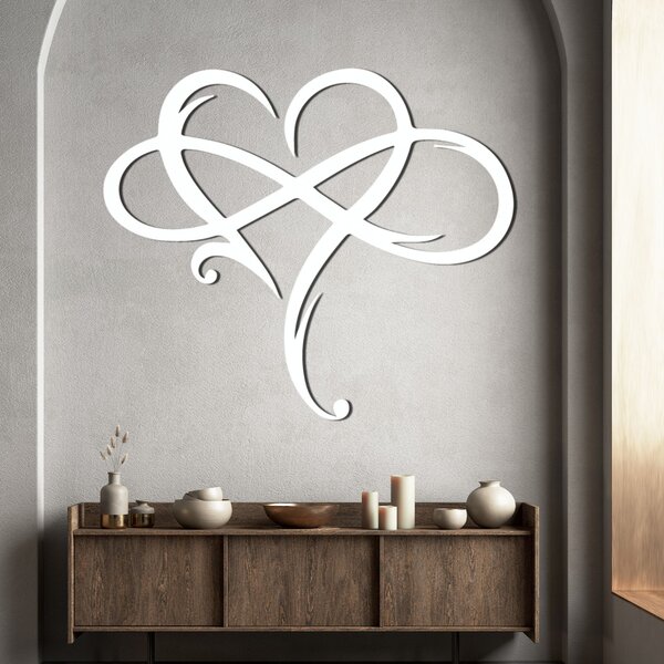 Drevený obraz na stenu motívom srdca | LOVE: HDF - Javor 30 x 26 cm 4424-87466 HDF0389