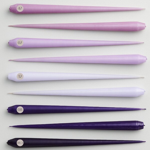 Sviečka Slim 32 cm – 47 Dusty Lilac