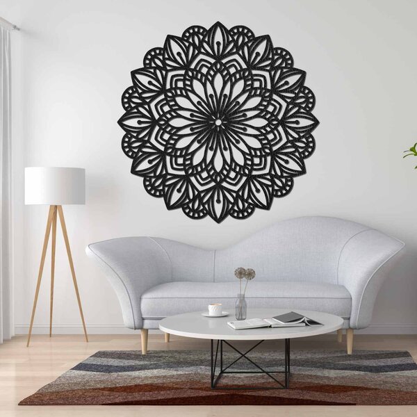 Drevená dekorácia na stenu mandala | PETALUM: HDF - Javor 20 cm 4430-88371 HDF0252