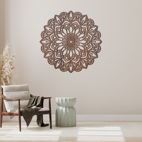Drevená dekorácia na stenu mandala | PETALUM: HDF - Javor 20 cm 4430-88371 HDF0252