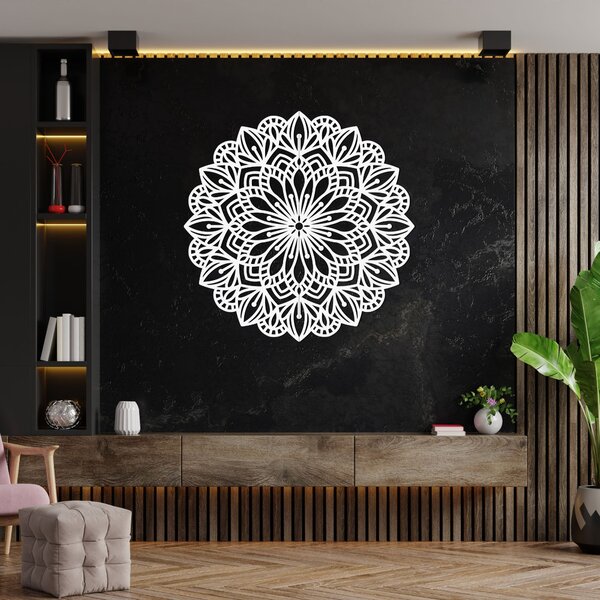 Drevená dekorácia na stenu mandala | PETALUM: HDF - Javor 20 cm 4430-88371 HDF0252