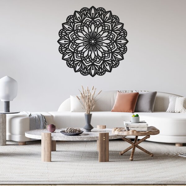 Drevená dekorácia na stenu mandala | PETALUM: HDF - Javor 20 cm 4430-88371 HDF0252
