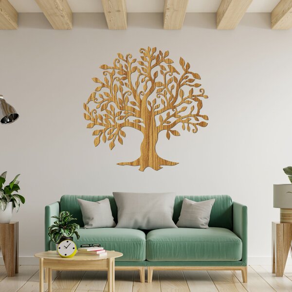 Drevený obraz na stenu Strom života | IBIZA: HDF - Javor 20 cm 4432-88733 FB-HDF0206-KONARE