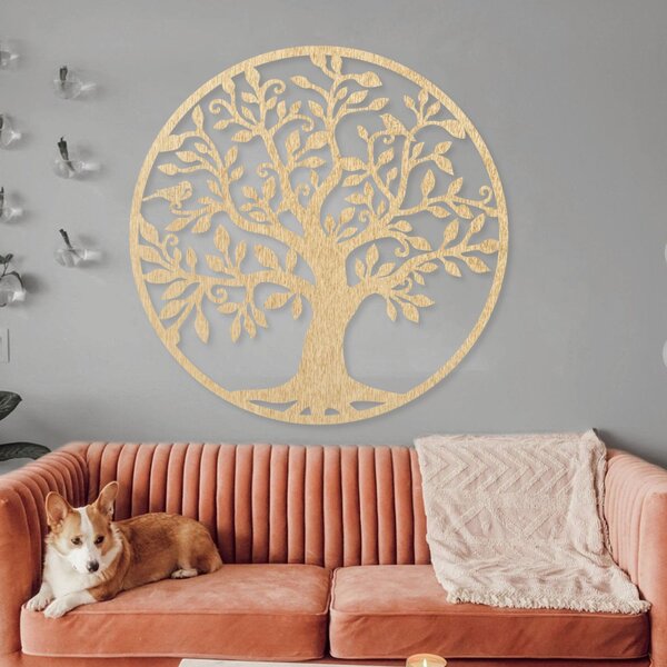 Drevený obraz strom života | LIFERUM: Preglejka Topoľ - Honey 3071 20 cm 4433-88823 PR0510
