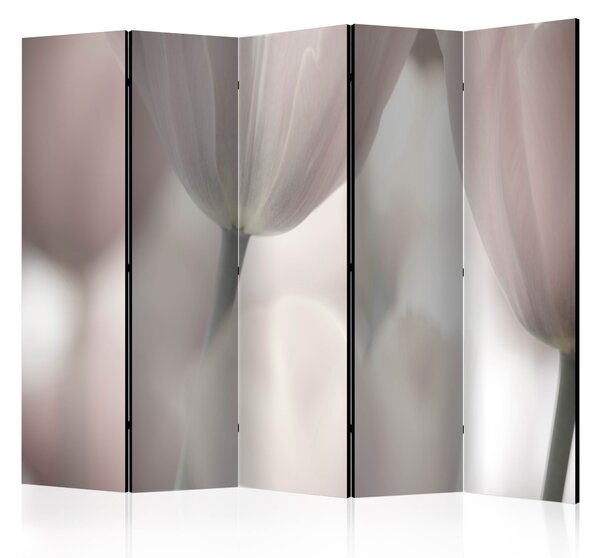 Artgeist Paraván - Tulips fine art - black and white [Room Dividers]