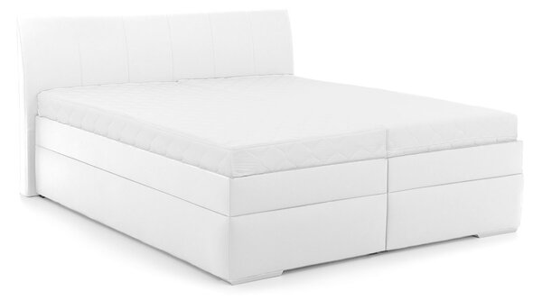 DREVONA® Manželská posteľ biela koženka 160 x 200 SONIA, Eternity 11