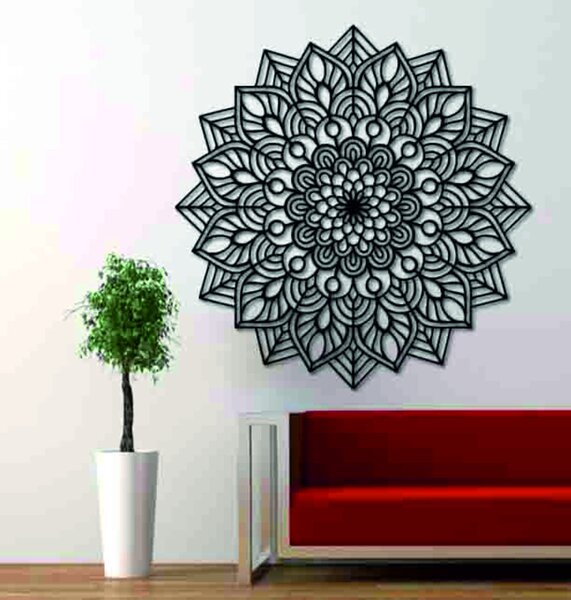 Drevená mandala na stenu | LAFET: HDF - Javor 20 cm 4438-106309 HDF0319-A