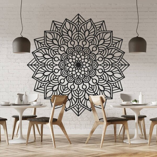 Drevená mandala na stenu | LAFET: HDF - Javor 20 cm 4438-106309 HDF0319-A