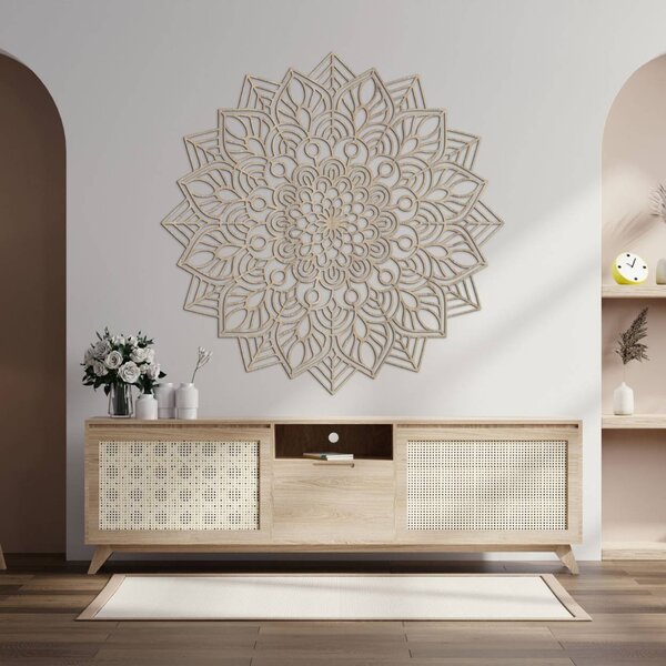 Drevená mandala na stenu | LAFET: HDF - Javor 20 cm 4438-106309 HDF0319-A