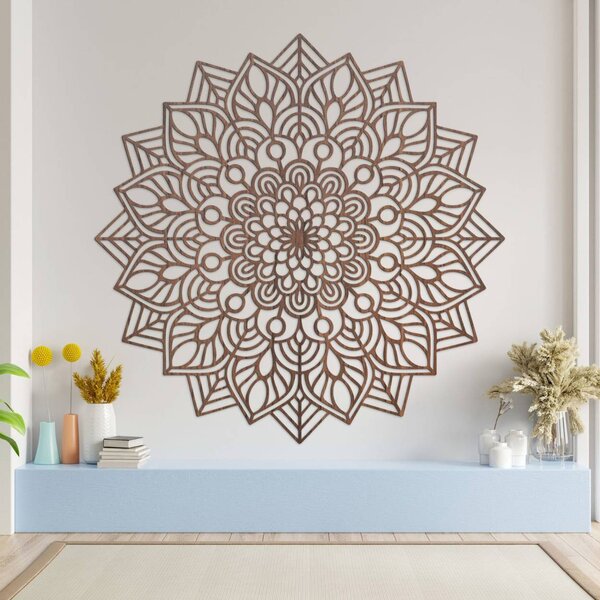 Drevená mandala na stenu | LAFET: HDF - Javor 20 cm 4438-106309 HDF0319-A