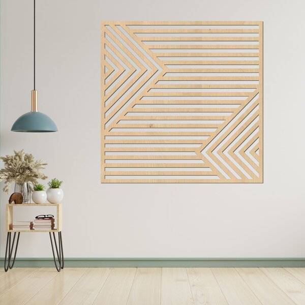 Drevená dekorácia na stenu | LINEA: HDF - Javor 20 cm 4441-89707 HDF0487
