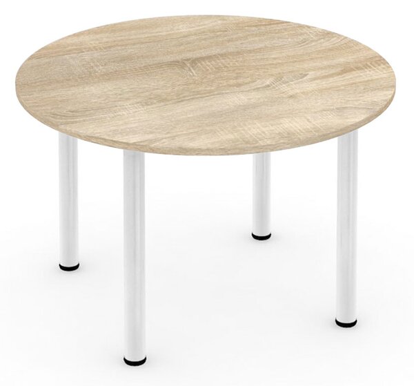 DREVONA Okrúhly stôl dub bardolíno 4 nohy REA FLAT 4