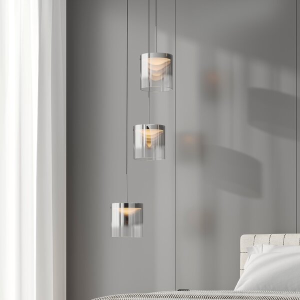 ZÁVESNÉ LED SVIETIDLO, 40/180 cm Dieter Knoll - Interiérové svietidlá