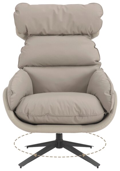 RELAXAČNÉ KRESLO, textil, taupe MID.YOU - Online Only obývacie izby, Online Only