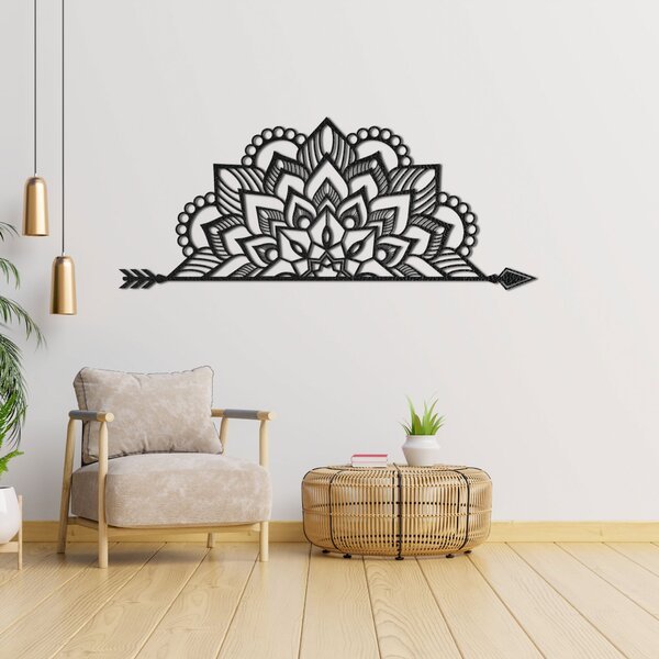 Mandala na stenu z dreva | ARONV: HDF - Javor 60 x 25 cm 4456-91773 HDF0492