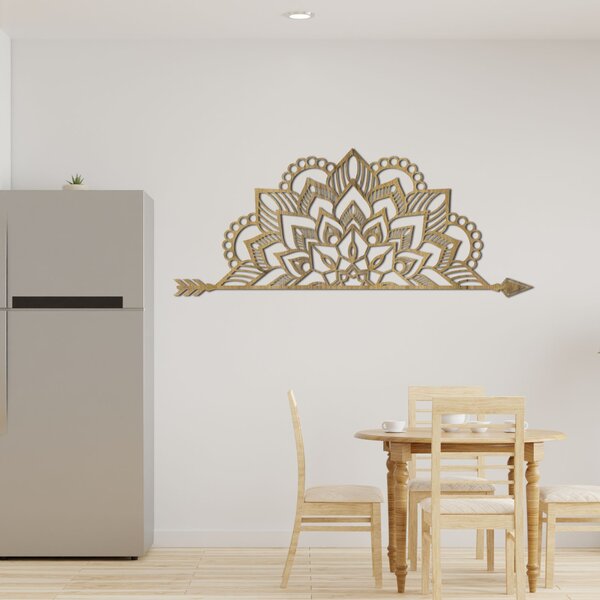 Mandala na stenu z dreva | ARONV: HDF - Javor 60 x 25 cm 4456-91773 HDF0492