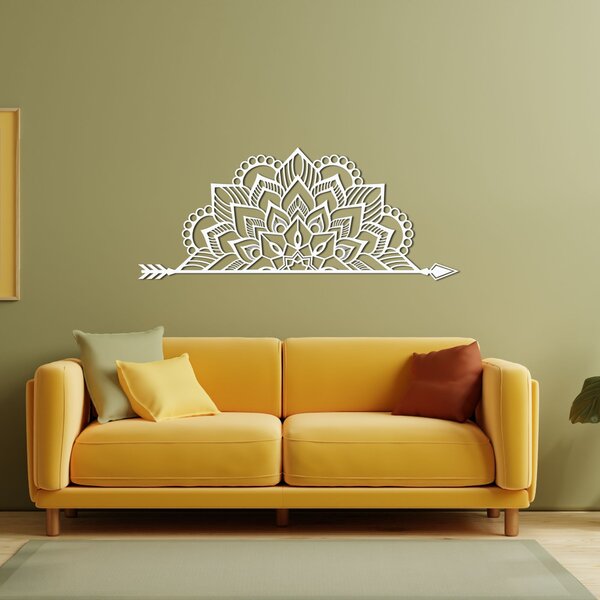Mandala na stenu z dreva | ARONV: HDF - Javor 60 x 25 cm 4456-91773 HDF0492