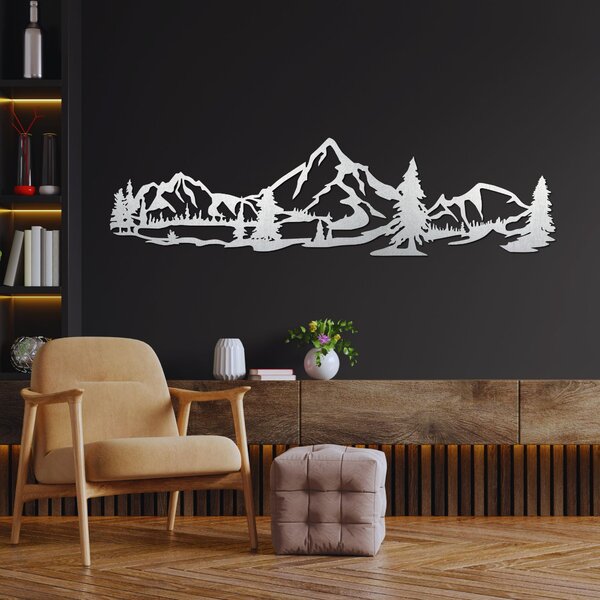 Drevená dekorácia na stenu les hôr - MONTIS: Preglejka Topoľ - Honey 3071 30 x 113 cm 4457-92654 PR0529