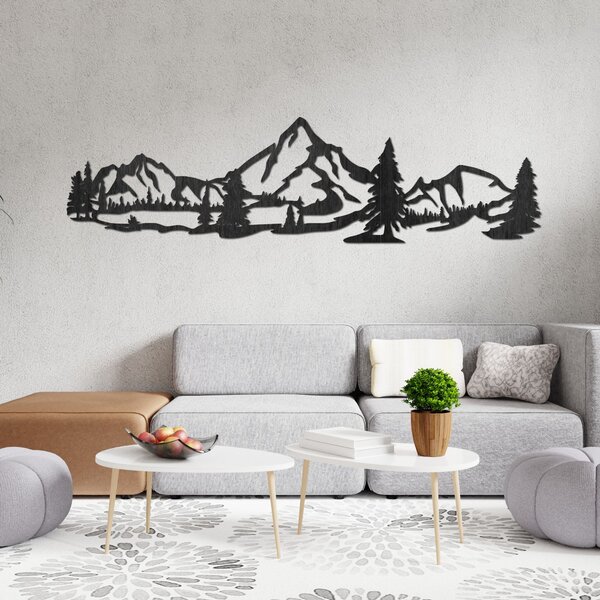 Drevená dekorácia na stenu les hôr - MONTIS: Preglejka Topoľ - Honey 3071 30 x 113 cm 4457-92654 PR0529