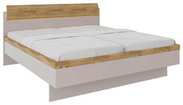 POSTEĽ, 180/200 cm, farba duba, svetlosivá Dieter Knoll - Postele
